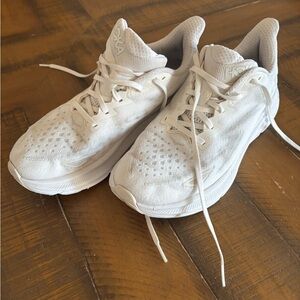 Hoka White Running Shoes